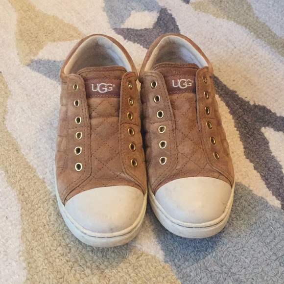 UGG Shoes - UGG Suede Quilted Sneakers